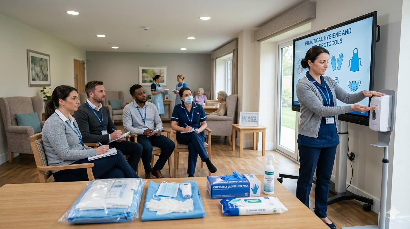 Training Infection Prevention and Control in the Care Industry