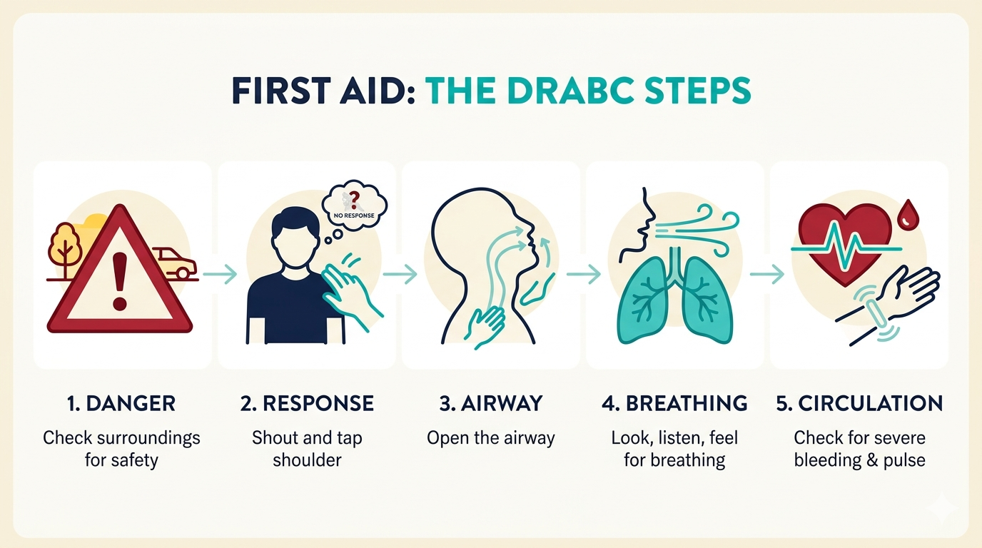 The 5 DRABC steps 